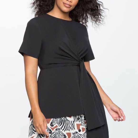 Eloquii Tops - Cute top with long sash!